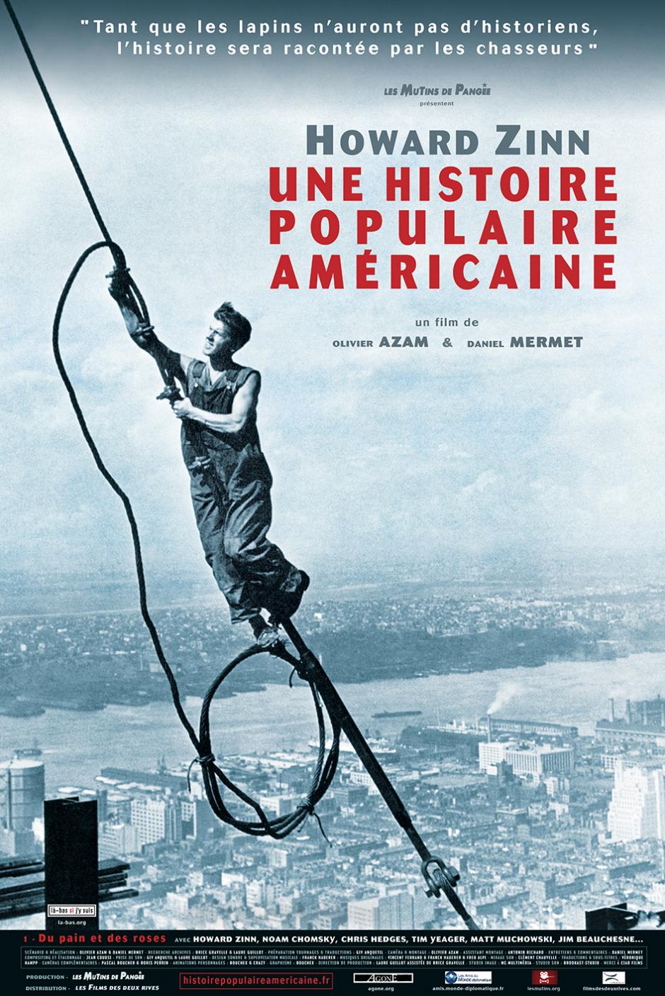 Projection de « Howard Zinn, une histoire populaire des États-Unis »